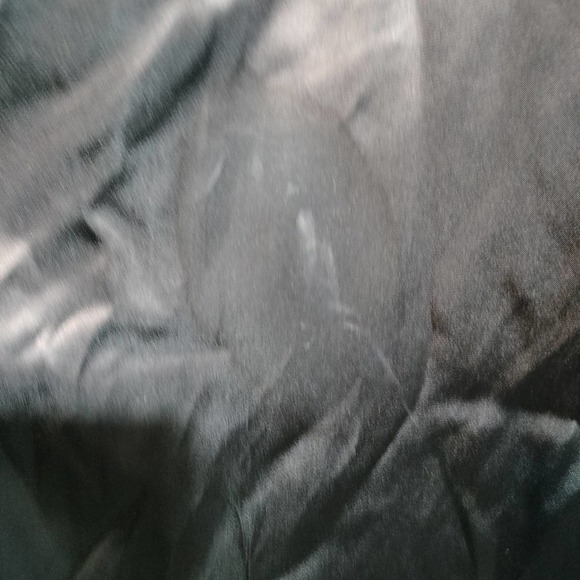 London Fog Navy Blue Long Trench Coat 100% Wool Vintage 14 Petite Made in USA - Picture 8 of 8